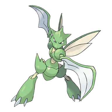 official artwork of scyther